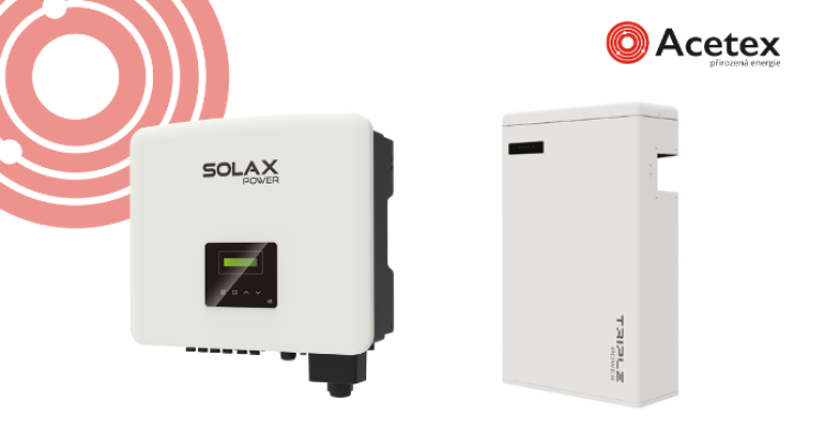 Produkty SolaX nově i v nabídce pro fotovoltaiku od Acetexu.